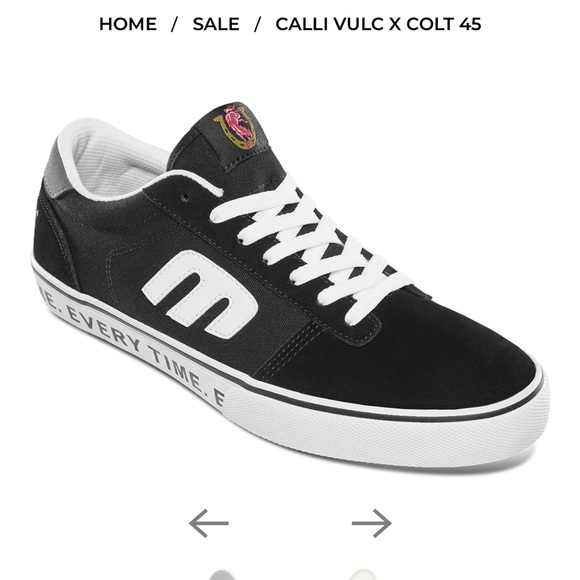 Etnies Mens Shoe Sneaker Skate Footwear Calli Vulc X Colt 45 sizes 10 10.5 11 - Picture 4 of 10